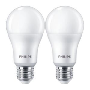Philips SADA 2x LED Žárovka Philips A67 E27/13W/230V 4000K