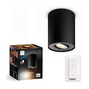 Philips Philips - LED Stmívatelné bodové svítidlo Hue PILLAR 1xGU10/4,2W/230V + DO černá