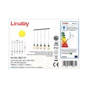 Lindby Lindby - LED Lustr na lanku BADO 5xLED/5W/230V