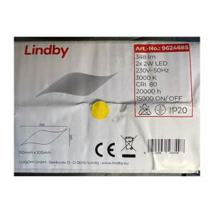 Lindby Lindby - LED Nástěnné svítidlo SALKA 2xLED/2W/230V