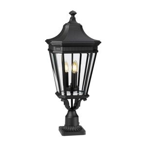 Elstead Feiss - Venkovní lampa COTSWOLD LANE 3xE14/60W/230V IP44 černá