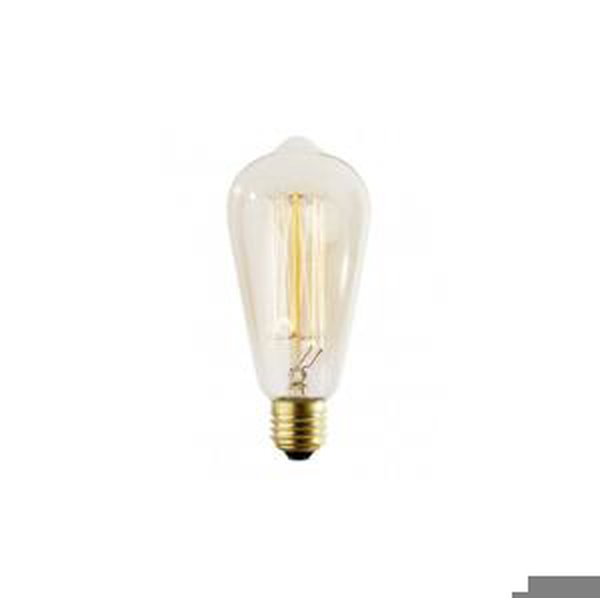 Průmyslová dekorační stmívatelná žárovka SELEBY ST64 E27/40W/230V 2200K