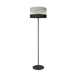 Stojací lampa HELEN 1xE27/60W/230V černá/šedá/zlatá