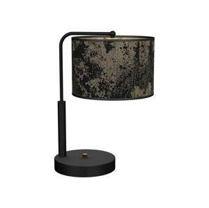 Stolní lampa SATINO 1xE27/60W/230V černá/zlatá