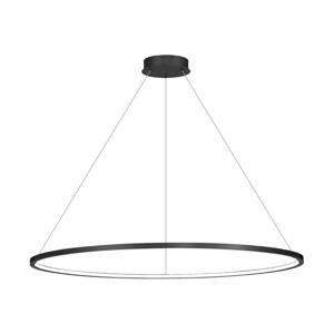 LED Koupelnový lustr na lanku SATURNO LED/65W/230V IP44 antracit