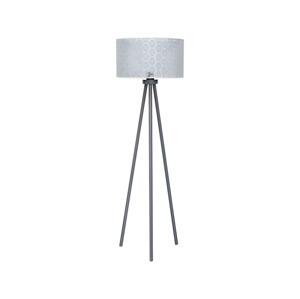 - Stojací lampa ECHO1 1xE27/40W/230V šedá/krajka