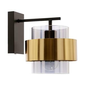 Nástěnná lampa SPIEGA 1xE27/60W/230V zlatá/černá