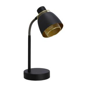 Stolní lampa ALEK 1xE14/40W/230V černá/zlatá