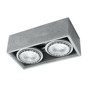 SL.0884 - Stropní svítidlo QUATRO 2xGU10/40W/230V beton