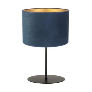 Stolní lampa ROLLER 1xE14/15W/230V modrá/zlatá