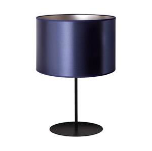 Stolní lampa CANNES 1xE14/15W/230V 20 cm modrá/stříbrná/černá