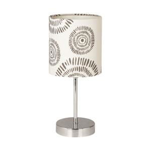 Stolní lampa EMILY 1xE14/40W/230V krémová/lesklý chrom