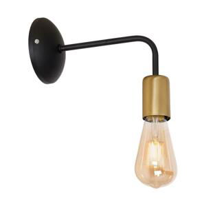 Nástěnná lampa BRENDA 1xE27/60W/230V černá/zlatá