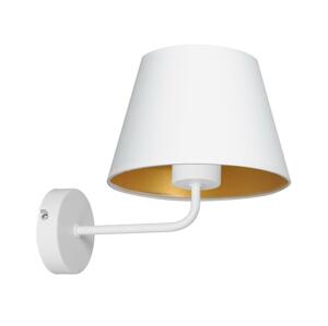 Nástěnná lampa ARDEN 1xE27/60W/230V bílá/zlatá