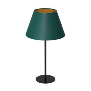 Stolní lampa ARDEN 1xE27/60W/230V pr. 30 cm zelená/zlatá