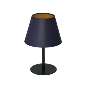 Stolní lampa ARDEN 1xE27/60W/230V pr. 20 cm fialová/zlatá