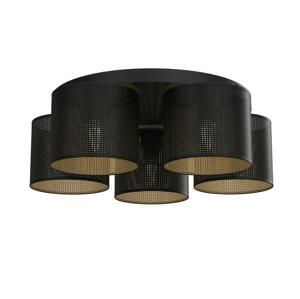 Lustr přisazený LOFT SHADE 5xE27/60W/230V černá/zlatá