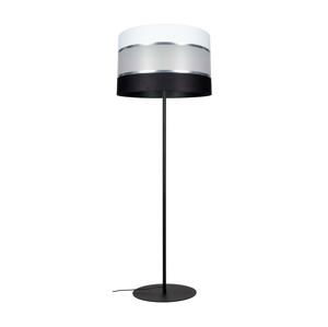 Stojací lampa CORAL 1xE27/60W/230V černá/bílá