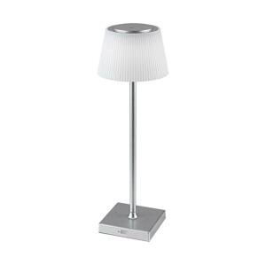 Rabalux Rabalux 76013- LED Stmívatelná nabíjecí stolní lampa TAENA 4W/3,7V IP44 stříbrná