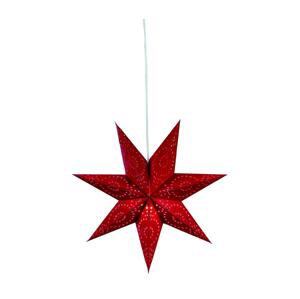 Markslöjd Markslöjd 700122 - Vánoční dekorace SATURNUS 1xE14/25W/230V pr. 45 cm červená