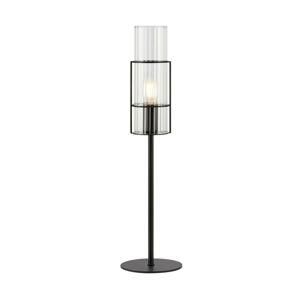 Markslöjd Markslöjd 108555 - Stolní lampa TUBO 1xE14/40W/230V 50 cm černá/čirá