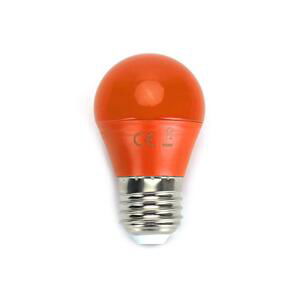 LED Žárovka G45 E27/4W/230V oranžová -