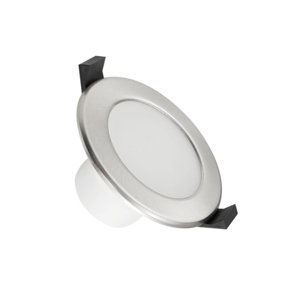 LED Koupelnové podhledové svítidlo LED/7W/230V 3000K stříbrná IP44