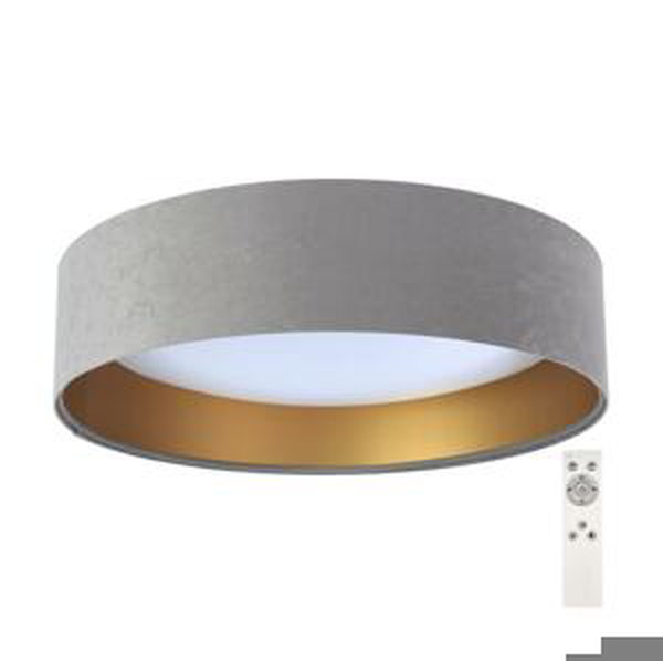 LED Stmívatelné stropní svítidlo SMART GALAXY LED/24W/230V šedá/zlatá + DO