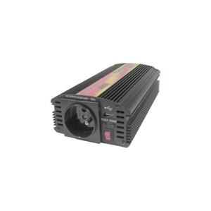 Měnič napětí 500W/12/230V + USB