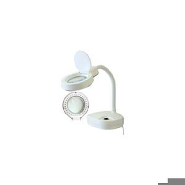 LED Stolní lampa s lupou LED/10W/230V