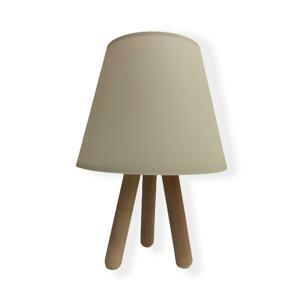 Stolní lampa WOOD 1xE27/60W/230V béžová