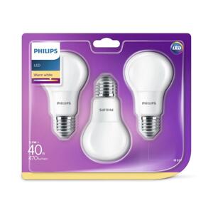 Philips SADA 3x LED Žárovka Philips E27/5,5W/230V 2700K