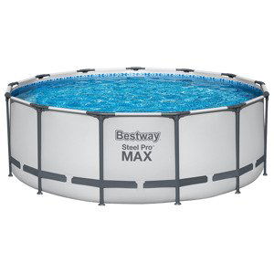 Bestway Bazén Steel ProMAX™ Frame s filtračním zařízením a schůdky, Ø 3,96 x 1,22 m