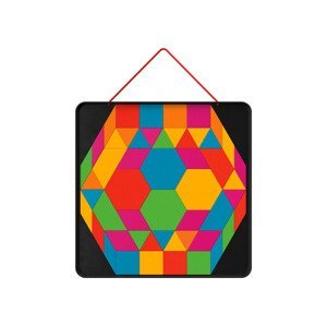 Playtive Kreativní magnetická tabule (šestiúhelníky)