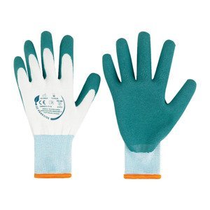 PARKSIDE® Zahradní rukavice (adult#unisex, 6, tyrkysová s latexovou úpravou)