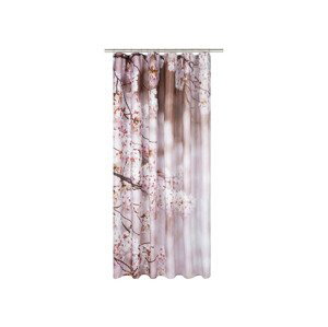 LIVARNO home Sprchový závěs, 180 x 200 cm (květiny)
