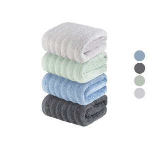 LIVARNO home Froté ručník, 50 x 100 cm, 2 kusy