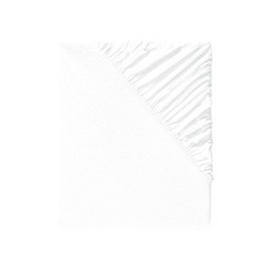 LIVARNO home Žerzejové napínací prostěradlo, 90-100 x (bílá)