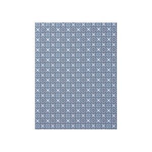 LIVARNO home Ubrus / Běhoun (50 x 150 cm, ubrus, vzor/modrá/bílá)