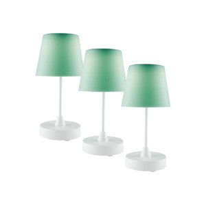 Sada bezdrátových stolních lamp, 3dílná,