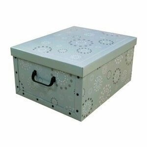 Compactor Skládací úložná krabice Compactor Ring - karton box 50 x 40 x 25 cm, zelená