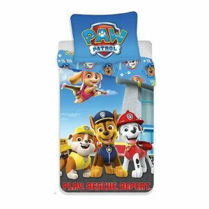 Jerry Fabrics Dětské povlečení Paw Patrol 208 micro, 140 x 200 cm, 70 x 90 cm