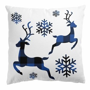 Vánoční povlak na polštář Velvet Merry Deer, 45 x 45 cm