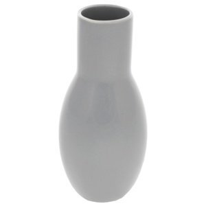 Keramická váza Belly, 9 x 21 x 9 cm, šedá