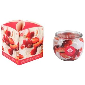 Arome Vonná svíčka ve skle Strawberry Cream, 90 g