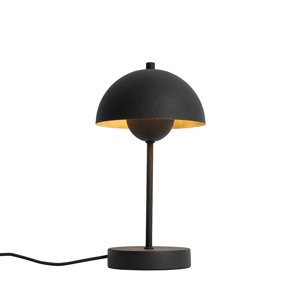 Retro stolní lampa černá se zlatou - Magnax Mini