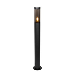 Sloupek venkovního lampy černý 80 cm IP44 - Rox