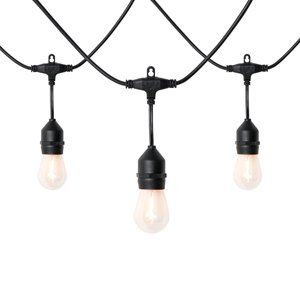 Pin kabel LED 10 metrů 10 světel čirý IP44 - Chill