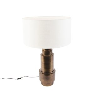 Stolní lampa ve stylu art deco s odstínem 50 cm - Bruut