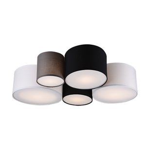 Designové stropní svítidlo multicolor 5-light - Sectos